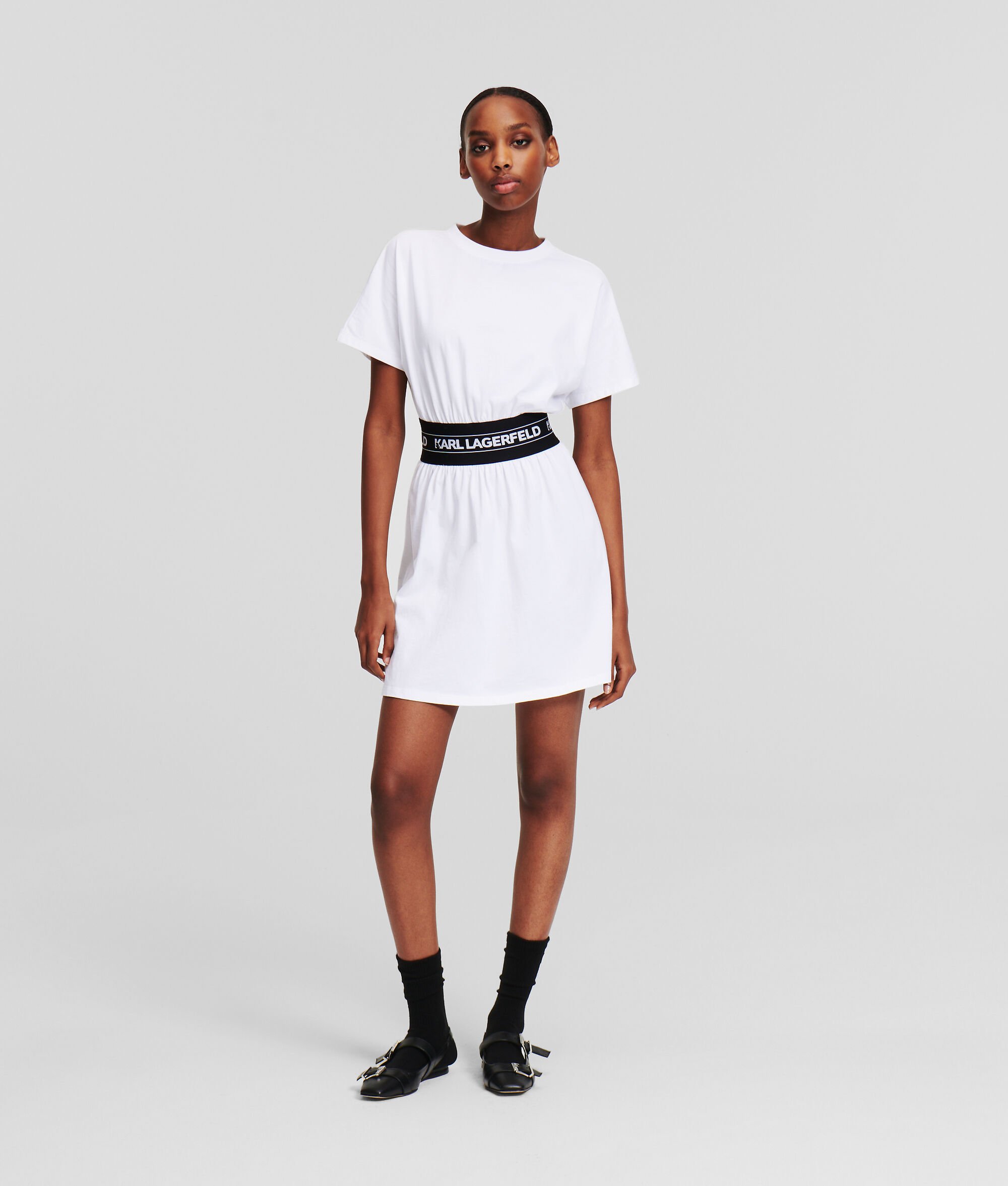 (image for) Resilient KARL LOGO TAPE T-SHIRT DRESS